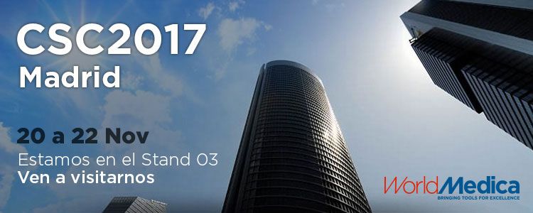 Visita el stand de World Medica en el CSC 2017 en Madrid y conoce nuestras novedades