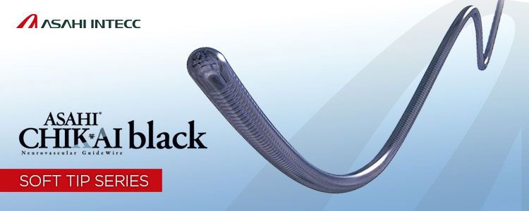 Chikai Black 18 Soft Tip de Asahi Intecc | Compañía representada por World Medica