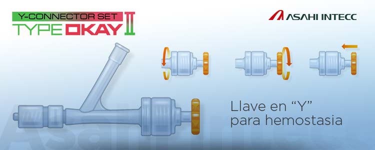 Llave en Y OKAY II de Asahi Intecc | Compañía representada por World Medica