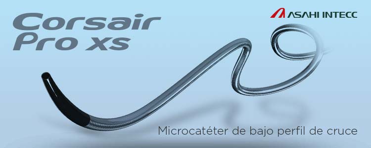 Lanzamiento del Microcatéter Asahi Corsair Pro XS