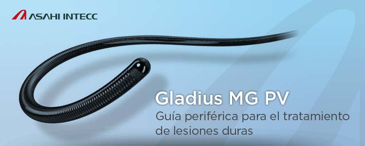 Gladius MG PV de Asahi Intecc | Compañía representada por World Medica