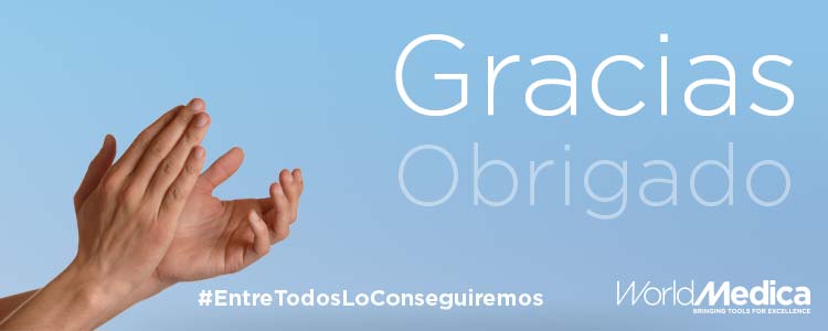 Gracias / Obrigado / #EntreTodosLoConseguiremos