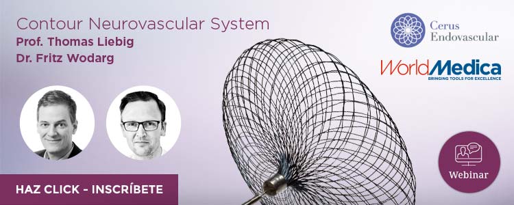 Próximo webinar con Cerus Endovascular: El nuevo Contour Neurovascular System